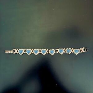 Lapiz Lazuli Heart Bracelet